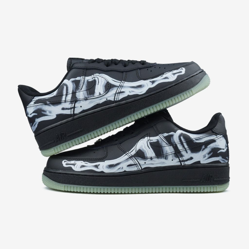 Nike Air Force 1 Low Skeleton Black