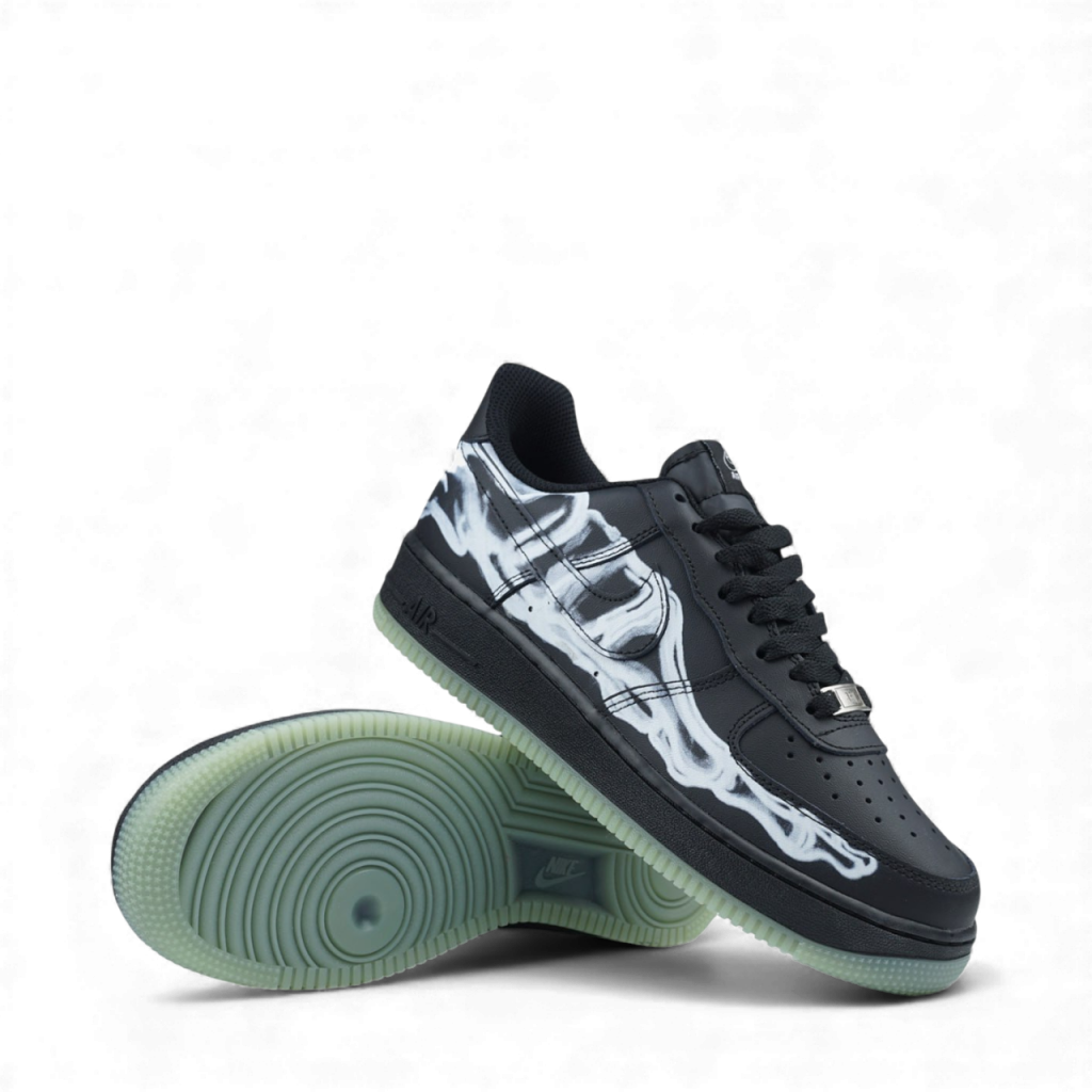 Nike Air Force 1 Low Skeleton Black