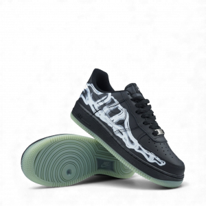 Nike Air Force 1 Low Skeleton Black