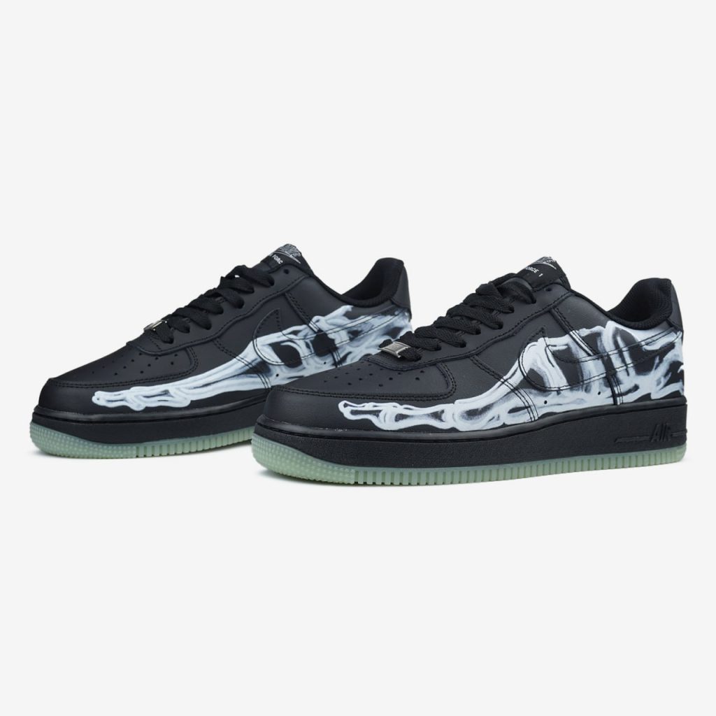 Nike Air Force 1 Low Skeleton Black