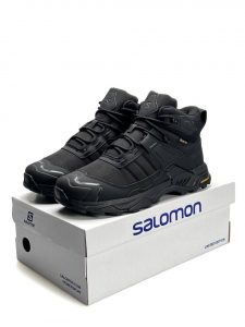Salomon X Ultra 4 Mid Fur All Black
