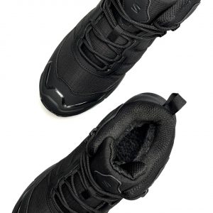 Salomon X Ultra 4 Mid Fur All Black