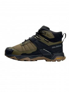 Salomon X Ultra 4 Mid Fur Khaki Black