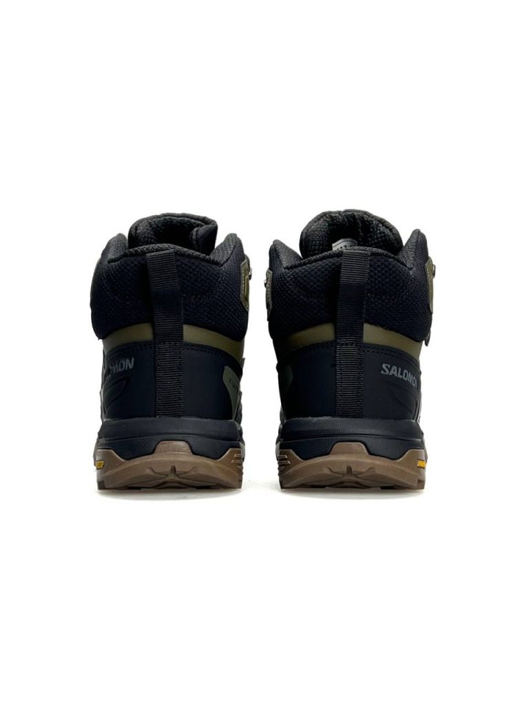 Salomon X Ultra 4 Mid Fur Khaki Black