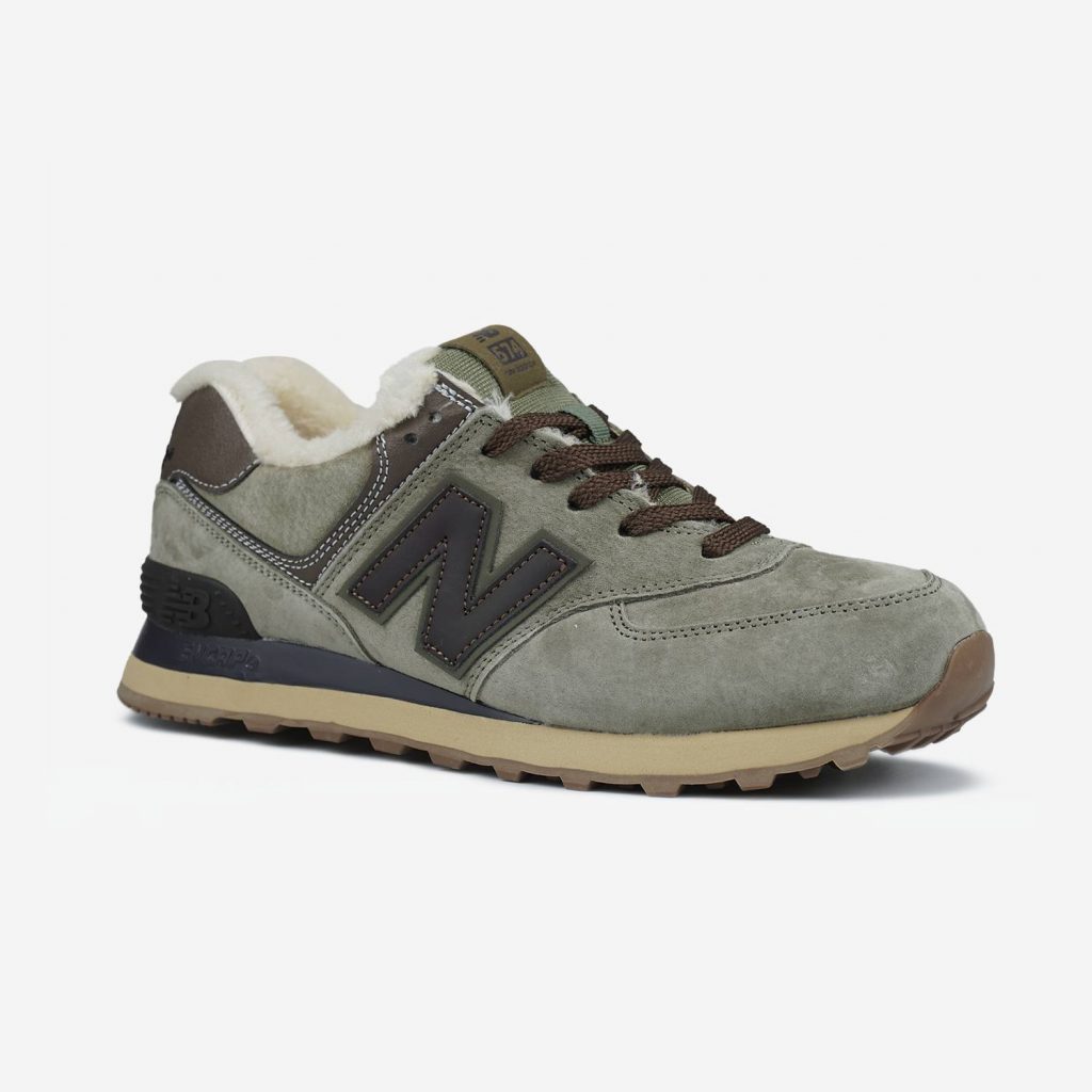 New Balance 574 Grey Brown Khaki