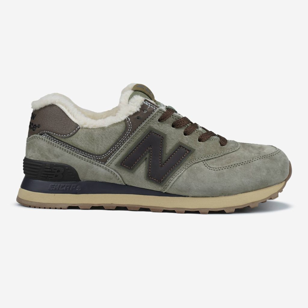 New Balance 574 Grey Brown Khaki