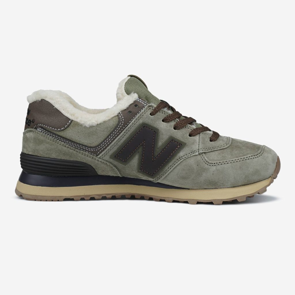 New Balance 574 Grey Brown Khaki