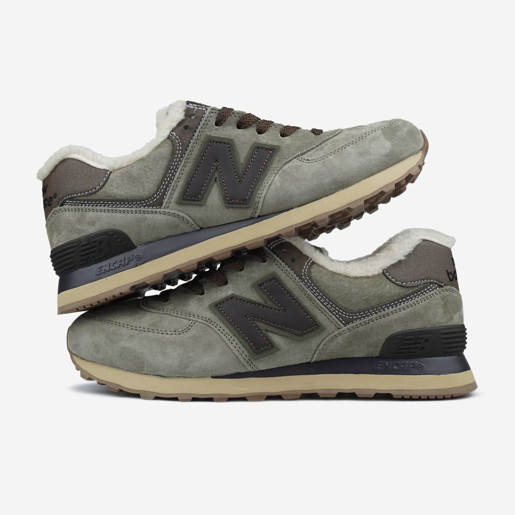 New Balance 574 Grey Brown Khaki