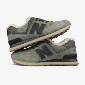 New Balance 574 Grey Brown Khaki