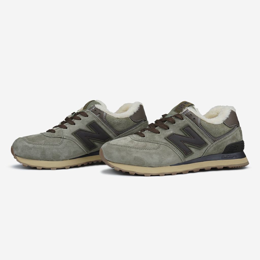 New Balance 574 Grey Brown Khaki