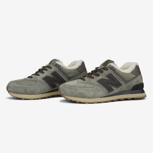 New Balance 574 Grey Brown Khaki