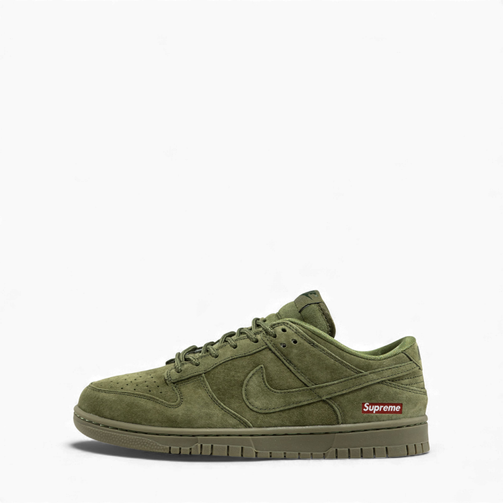Supreme x Nike SB Dunk Low Suede Green
