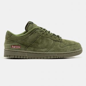 Supreme x Nike SB Dunk Low Suede Green