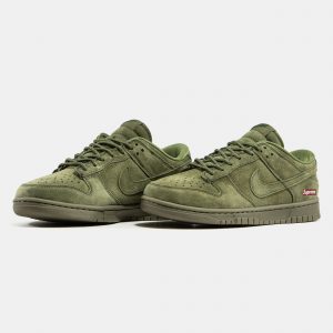 Supreme x Nike SB Dunk Low Suede Green