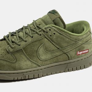 Supreme x Nike SB Dunk Low Suede Green