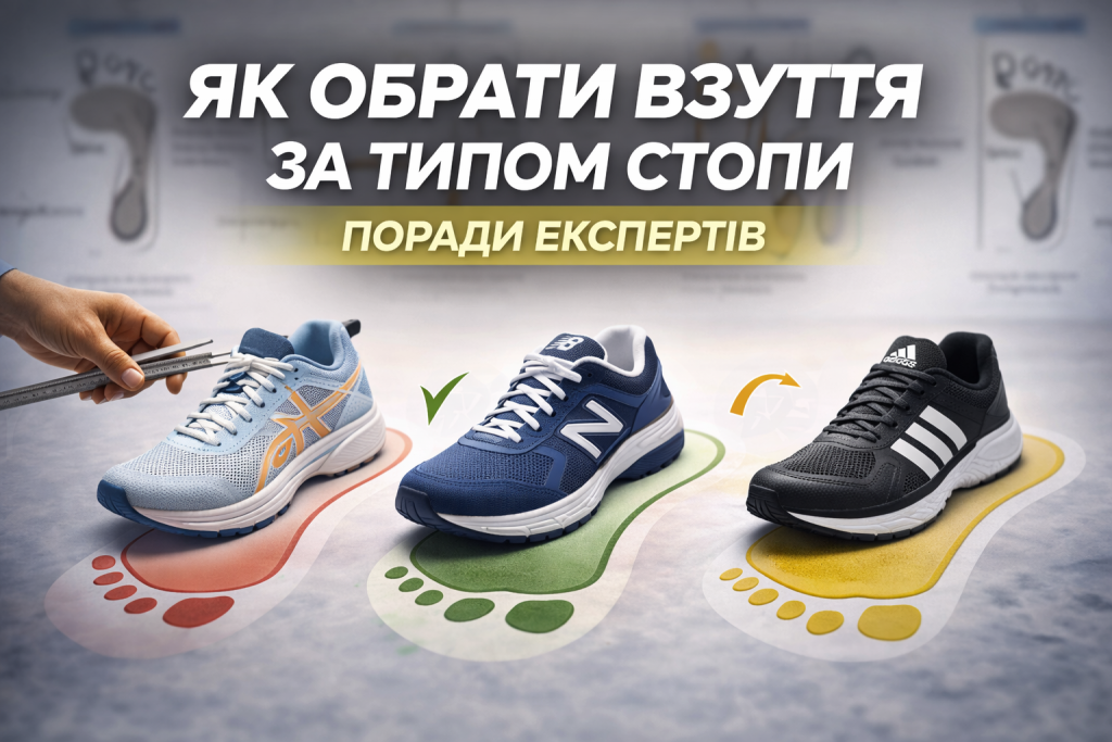 Взуття за типом стопи