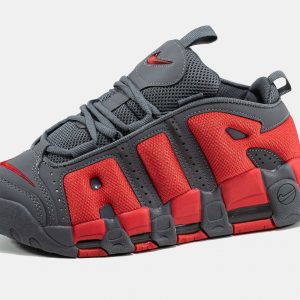 Nike Air More Uptempo Low Gray/Red