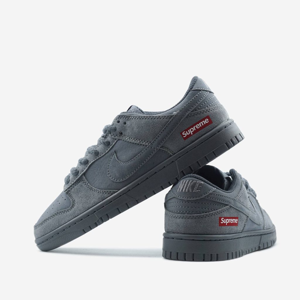Nike SB Dunk x Supreme Triple Grey