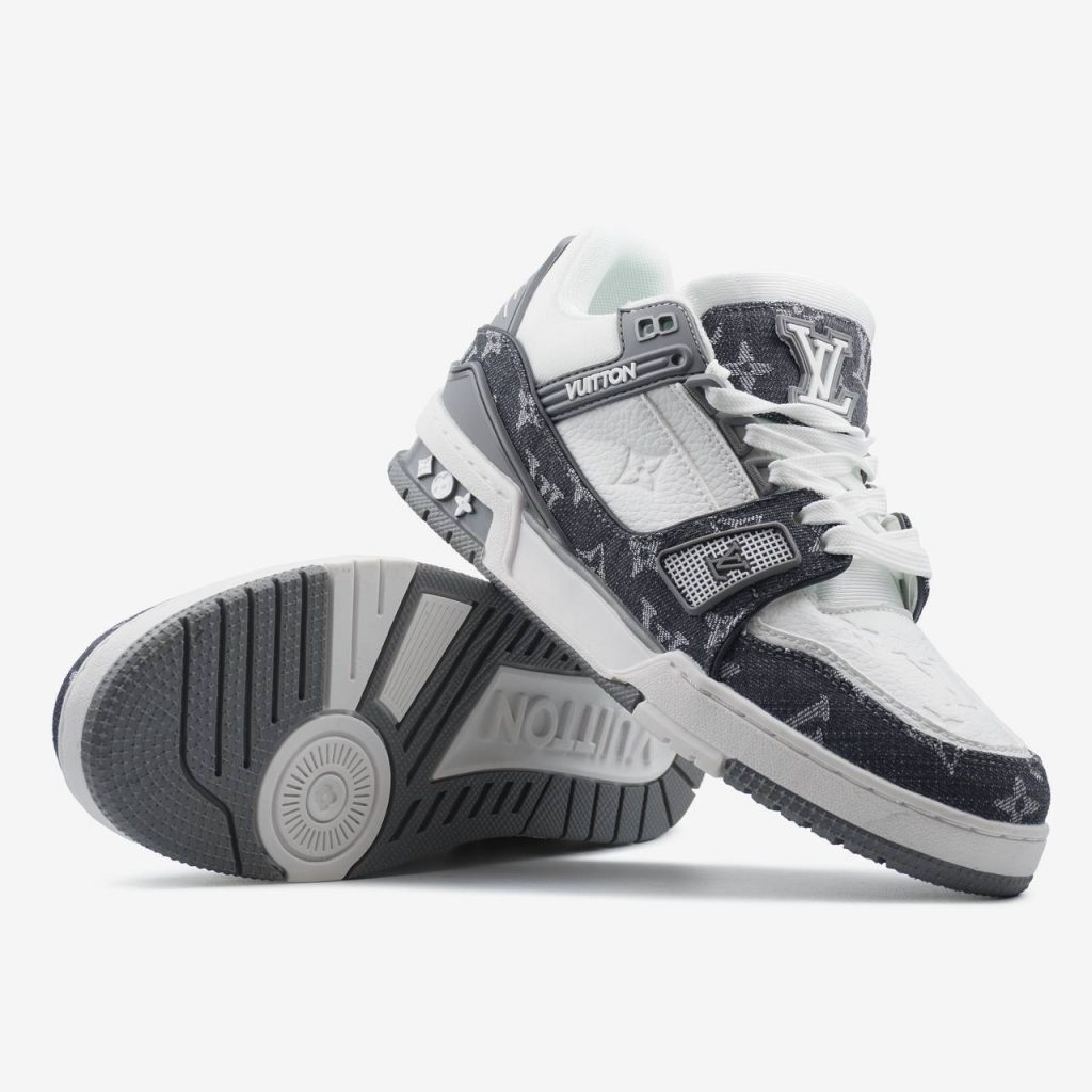 Louis Vuitton Trainer Grey White