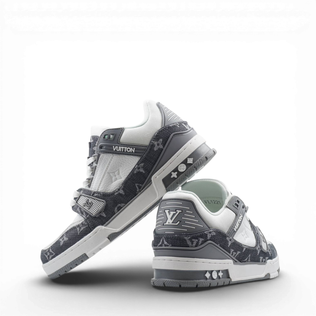 Louis Vuitton Trainer Grey White