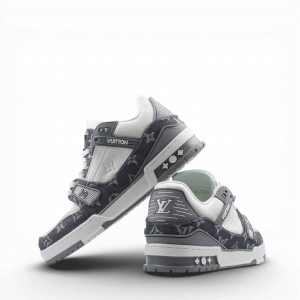 Louis Vuitton Trainer Grey White