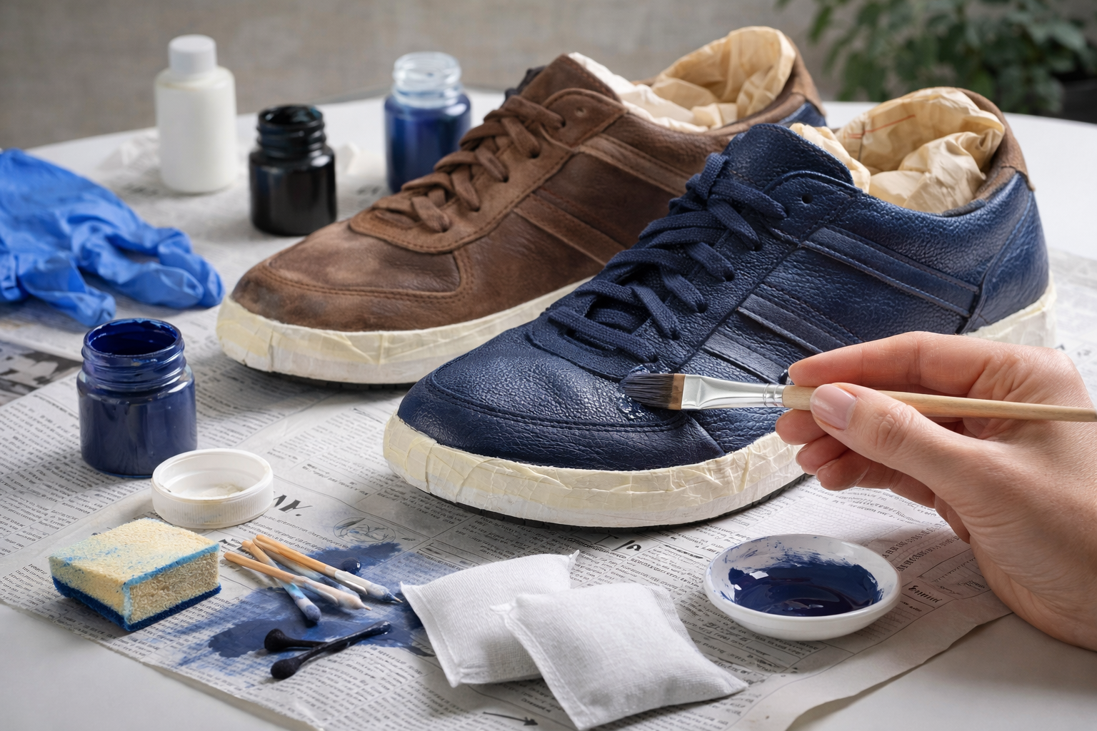 Як пофарбувати взуття