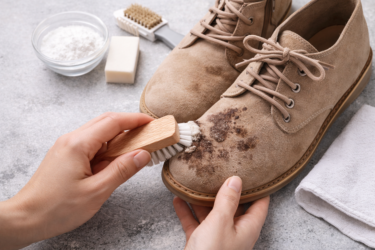 як вивисти плми із замші